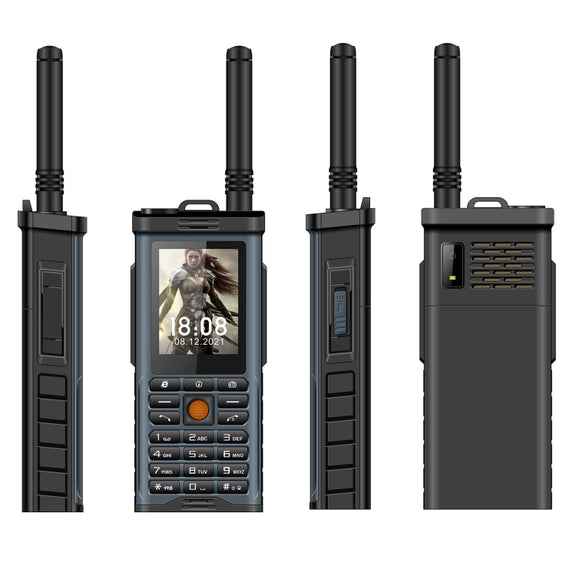 S-G8800 Triple Proofing Elder Phone, Water-resistant Shockproof Dustproof, 2400mAh Battery, 2.2 inch, 21 Keys, LED Flashlight, FM, Quad SIM, with Antenna(Light Blue)