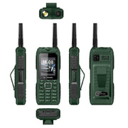 S555 Triple Proofing Elder Phone, Water-resistant Shockproof Dustproof, 2400mAh Battery, 2.2. inch, 21 Keys, LED Flashlight, FM, Quad SIM, with Antenna(Green)