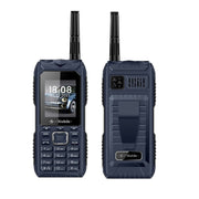 S555 Triple Proofing Elder Phone, Water-resistant Shockproof Dustproof, 2400mAh Battery, 2.2. inch, 21 Keys, LED Flashlight, FM, Quad SIM, with Antenna(Blue)