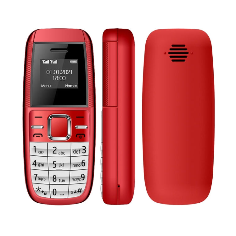 Mini BM200 Mobile Phone, 0.66 inch, MT6261D, 21 Keys, Bluetooth, MP3 Music, Dual SIM, Network: 2G (Red) - Others by PMC TechLife | Online Shopping South Africa | PMC TechLife