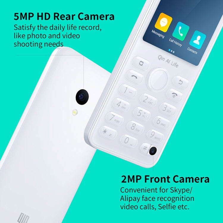 QIN F21 Pro, 4GB+64GB, 2.8 inch, Android 11 MTK6761 Quad-core up to 2.0GHz, 21 Keys, Network: 4G (White)