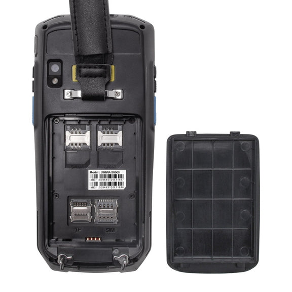 UNIWA S9000 Scanner Terminal Rugged Phone, 2GB+16GB, Water-resistant Dustproof Shockproof, 4800mAh Battery, 5.0 inch Android 9.0 MTK6761 Quad Core up to 2.0GHz, Network: 4G(Black)