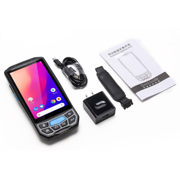 UNIWA S9000 Scanner Terminal Rugged Phone, 2GB+16GB, Water-resistant Dustproof Shockproof, 4800mAh Battery, 5.0 inch Android 9.0 MTK6761 Quad Core up to 2.0GHz, Network: 4G(Black)