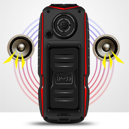 KUH T3 Rugged Phone, Dustproof Shockproof, MTK6261DA, 2400mAh Battery, 2.4 inch, Dual SIM(Black) - free shipping - PMC Jewellery - Order now!