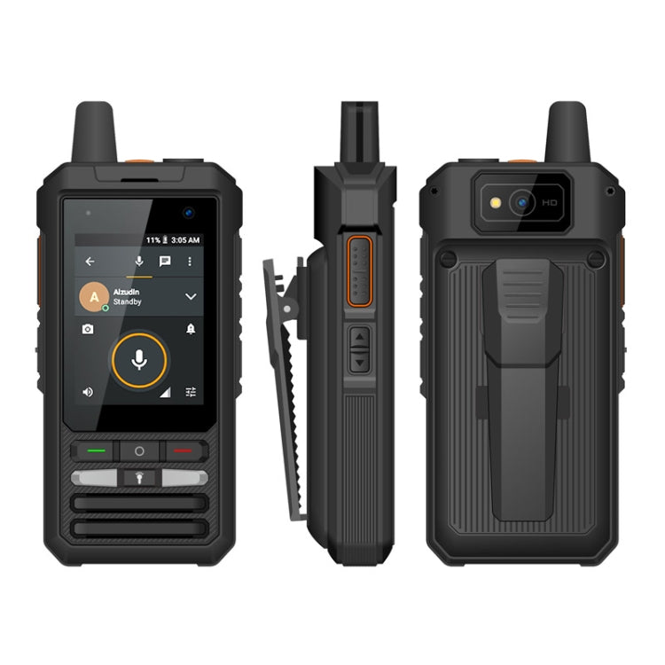 UNIWA F80 Walkie Talkie Rugged Phone, 1GB+8GB, Waterproof Dustproof Shockproof, 5300mAh Battery, 2.4 inch Android 8.1 Qualcomm MSM8909 Quad Core up to 1.1GHz, Network: 4G, Dual SIM, PPT, SOS (Black) - UNIWA by UNIWA | Online Shopping South Africa | PMC TechLife