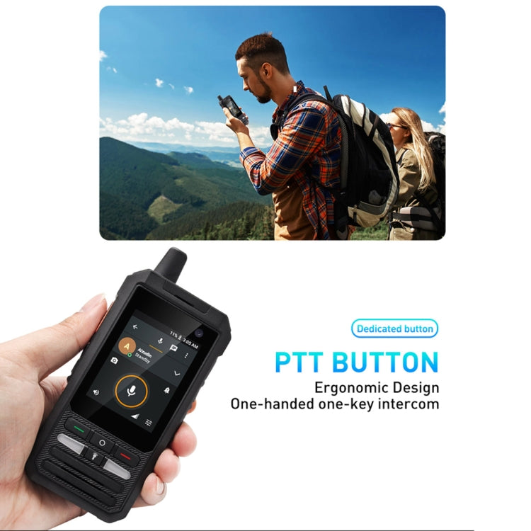 UNIWA F80 Walkie Talkie Rugged Phone, 1GB+8GB, Water-resistant Dustproof Shockproof, 5300mAh Battery, 2.4 inch Android 8.1 Qualcomm MSM8909 Quad Core up to 1.1GHz, Network: 4G, Dual SIM, PPT, SOS (Black)