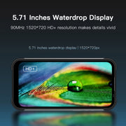 UNIWA W555 Rugged Phone, 3GB+32GB, Dual Rear Cameras, IP68 Water-resistant Dustproof Shockproof, 5.71 inch Android 12.0 MTK6761 Quad Core up to 2.0GHz, Network: 4G, NFC, OTG, Global Version (Black)