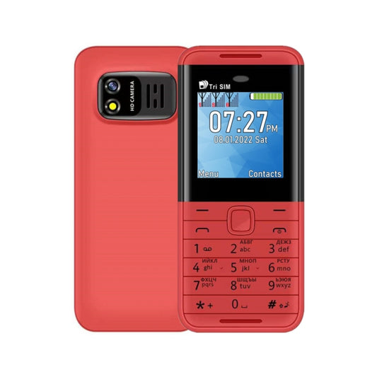 SERVO BM5310 Mini Mobile Phone, Russian Key, 1.33 inch, MTK6261D, 21 Keys, Support Bluetooth, FM, Magic Sound, Auto Call Record, GSM, Triple SIM (Red) - free shipping - PMC Jewellery - Order now!