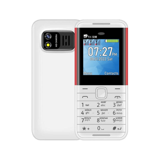 SERVO BM5310 Mini Mobile Phone, Russian Key, 1.33 inch, MTK6261D, 21 Keys, Support Bluetooth, FM, Magic Sound, Auto Call Record, GSM, Triple SIM (White) - free shipping - PMC Jewellery - Order now!