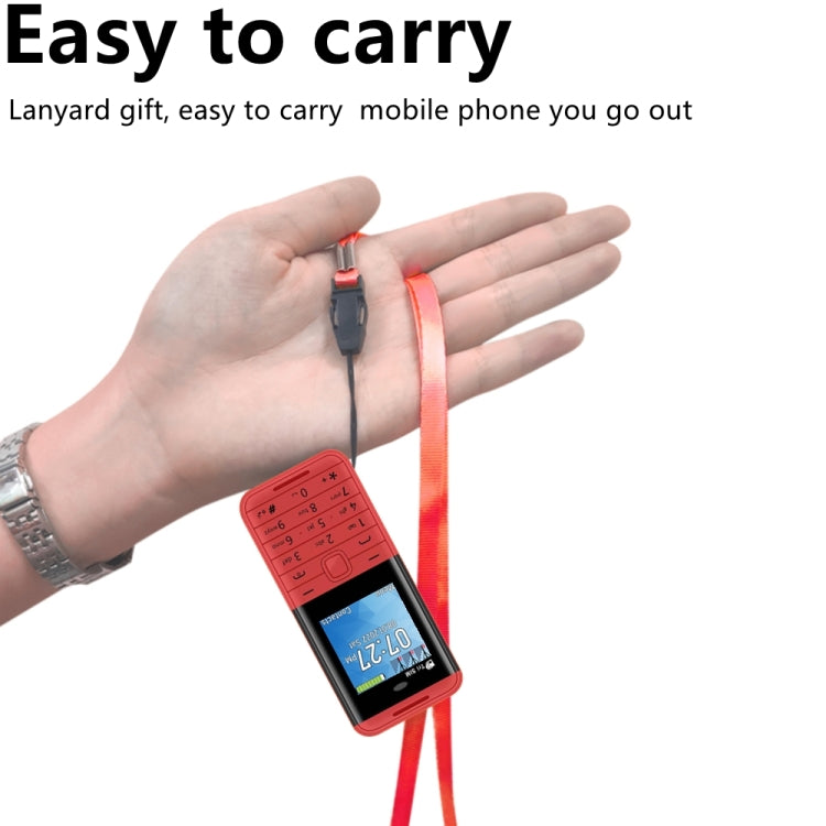 SERVO BM5310 Mini Mobile Phone, Russian Key, 1.33 inch, MTK6261D, 21 Keys, Support Bluetooth, FM, Magic Sound, Auto Call Record, GSM, Triple SIM (Red) - free shipping - PMC Jewellery - Order now!
