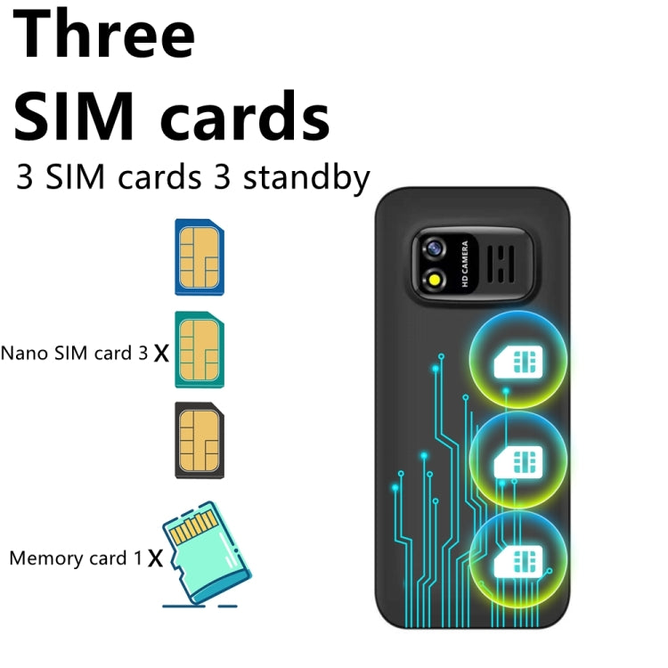 SERVO BM5310 Mini Mobile Phone, English Key, 1.33 inch, MTK6261D, 21 Keys, Support Bluetooth, FM, Magic Sound, Auto Call Record, GSM, Triple SIM (Black Red) - free shipping - PMC Jewellery - Order now!