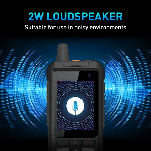 UNIWA F80S Walkie Talkie Rugged Phone, 1GB+8GB, Water-resistant Dustproof Shockproof, 5300mAh Battery, 2.4 inch Android 10 Spreadtrum SL8541E Quad Core up to 1.4GHz, Network: 4G, Dual SIM, PoC, SOS (Black)