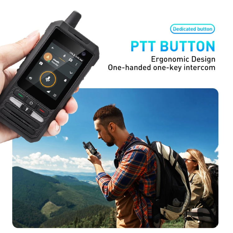 UNIWA F80S Walkie Talkie Rugged Phone, 1GB+8GB, Water-resistant Dustproof Shockproof, 5300mAh Battery, 2.4 inch Android 10 Spreadtrum SL8541E Quad Core up to 1.4GHz, Network: 4G, Dual SIM, PoC, SOS (Black)