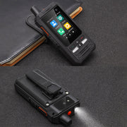 UNIWA F80S Walkie Talkie Rugged Phone, 1GB+8GB, Water-resistant Dustproof Shockproof, 5300mAh Battery, 2.4 inch Android 10 Spreadtrum SL8541E Quad Core up to 1.4GHz, Network: 4G, Dual SIM, PoC, SOS (Black)