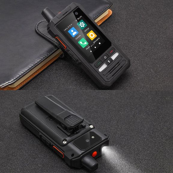 UNIWA F80S Walkie Talkie Rugged Phone, 1GB+8GB, Water-resistant Dustproof Shockproof, 5300mAh Battery, 2.4 inch Android 10 Spreadtrum SL8541E Quad Core up to 1.4GHz, Network: 4G, Dual SIM, PoC, SOS (Black)