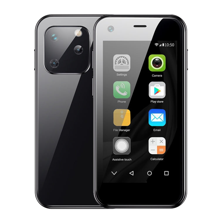 SOYES XS13, 1GB+8GB, 2.5 inch MTK6580 Quad Core up to 1.3GHz, Bluetooth, WiFi, FM, Network: 3G, Dual SIM(Black) - free shipping - PMC TechLife - Order now!