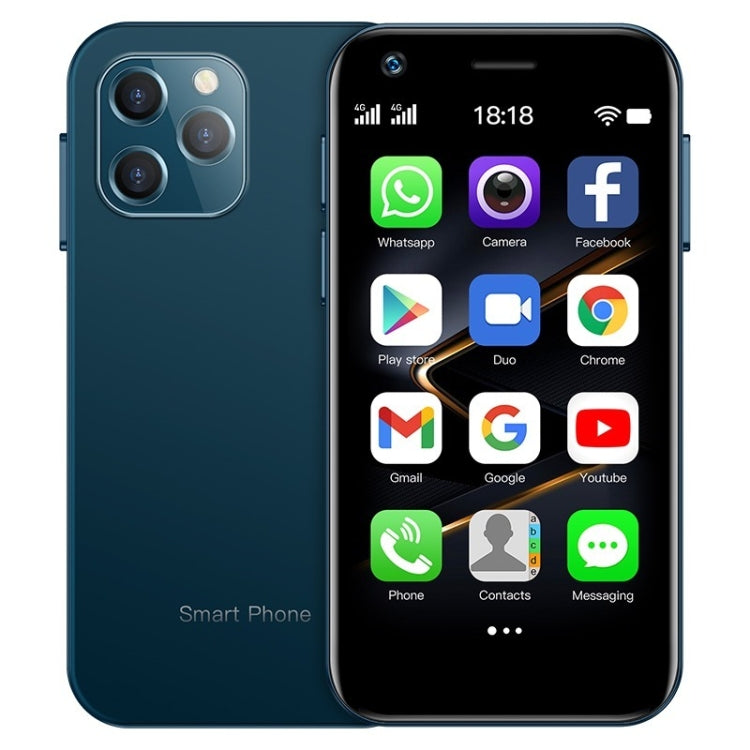 SOYES XS12 Pro, 2GB+16GB, Face Recognition, 3.0 inch Android 10.0 MTK6750 Octa Core, Bluetooth, WiFi, FM, OTG, Network: 4G, Dual SIM, Support Google Play (Blue) - SOYES by SOYES | Online Shopping South Africa | PMC TechLife