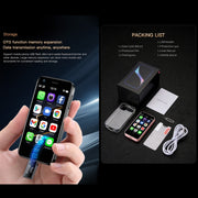 SOYES XS12 Pro, 2GB+16GB, Face Recognition, 3.0 inch Android 10.0 MTK6750 Octa Core, Bluetooth, WiFi, FM, OTG, Network: 4G, Dual SIM, Support Google Play (Blue)