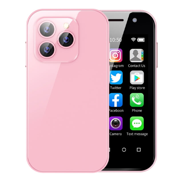 SOYES 14 Pro, 3GB+64GB, Face Recognition, 3.0 inch Android 9.0 MTK6739CW Quad Core up to 1.28GHz, OTG, Network: 4G, Dual SIM, Support Google Play(Pink)