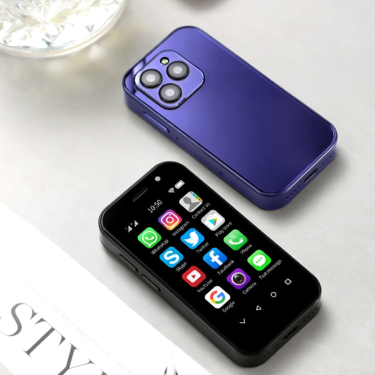SOYES 14 Pro, 3GB+64GB, Face Recognition, 3.0 inch Android 9.0 MTK6739CW Quad Core up to 1.28GHz, OTG, Network: 4G, Dual SIM, Support Google Play(Purple)