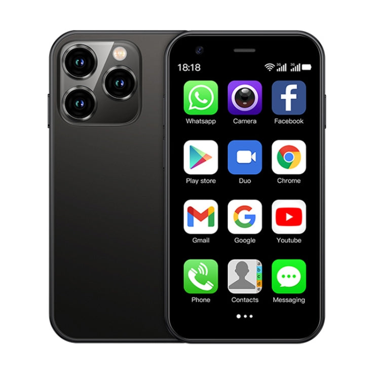 SOYES XS15, 2GB+16GB, 3.0 inch Android 8.1 MTK6580 Quad Core up to 1.3GHz, Bluetooth, WiFi, GPS, Network: 3G, Dual SIM (Black) - SOYES by SOYES | Online Shopping South Africa | PMC TechLife