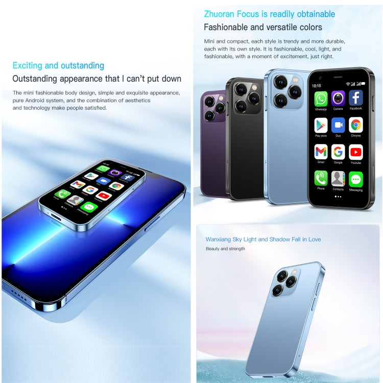 SOYES XS15, 2GB+16GB, 3.0 inch Android 8.1 MTK6580 Quad Core up to 1.3GHz, Bluetooth, WiFi, GPS, Network: 3G, Dual SIM (Purple) - free shipping - PMC TechLife - Order now!