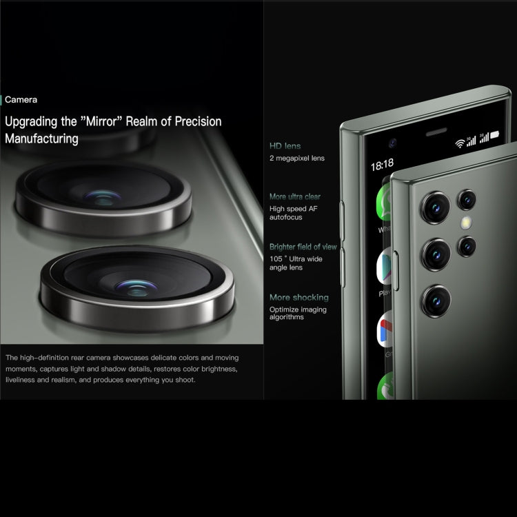 SOYES S23 Pro, 2GB+16GB, 3.0 inch Android 8.1 MTK6580 Quad Core up to 1.3GHz, Bluetooth, WiFi, GPS, Network: 3G, Dual SIM (Green) - free shipping - PMC TechLife - Order now!