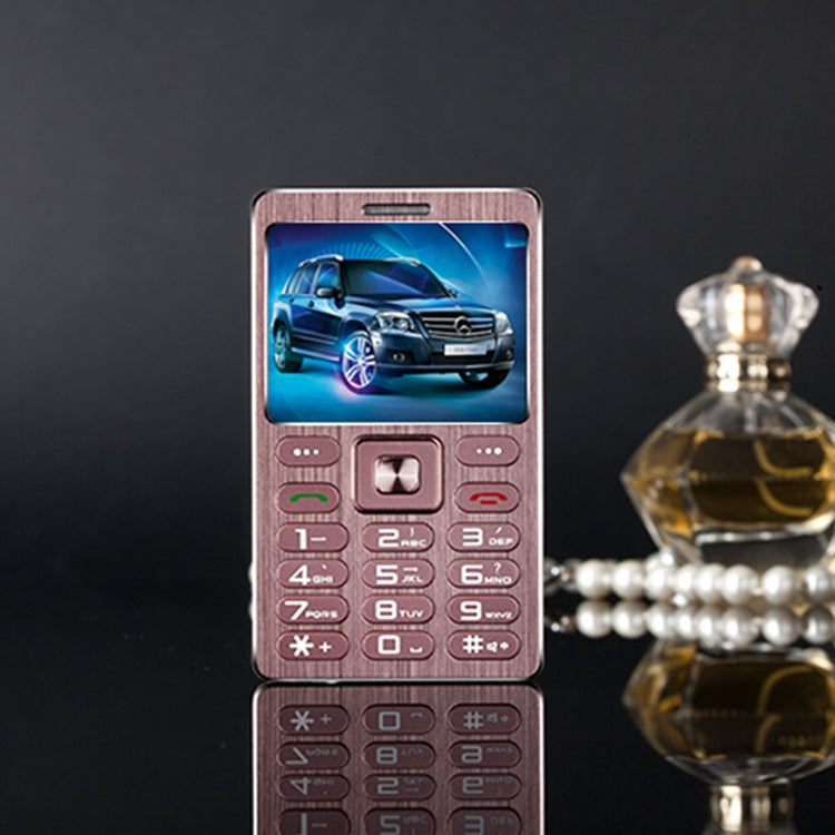 SATREND A10 Card Mobile Phone, 1.77 inch, MTK6261D, 21 Keys, Support Bluetooth, MP3, Anti-lost, Remote Capture, FM, GSM, Dual SIM(Rose Gold) - free shipping - PMC Jewellery - Order now!