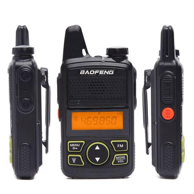 BaoFeng BF-T1 Single Band Radio Handheld Walkie Talkie, EU Plug - free shipping - PMC Jewellery - Order now!
