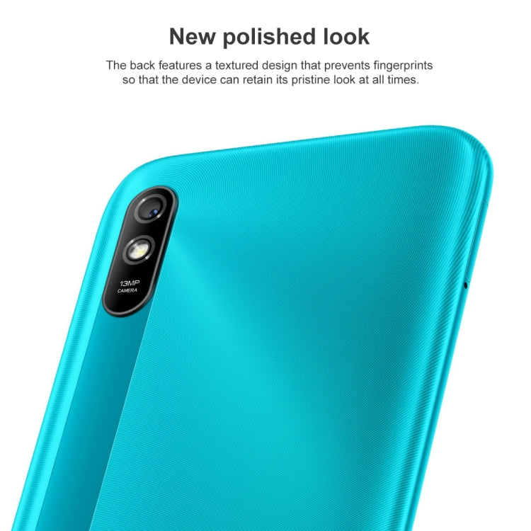 Xiaomi Redmi 9A, 4GB+64GB, 5000mAh Battery, Face Identification, 6.53 inch MIUI 12 MTK Helio G25 Octa Core up to 2.0GHz, Network: 4G, Dual SIM, Support Google Play(Blue)