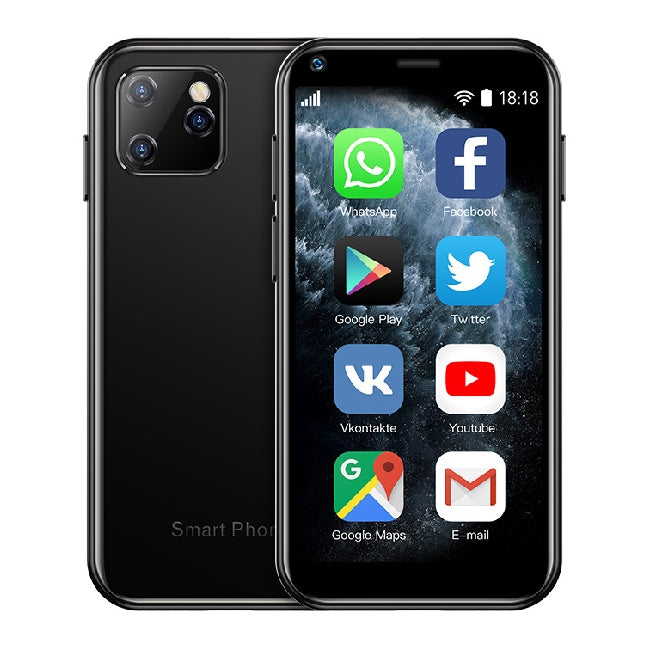 SOYES XS11, 1GB+8GB, 2.5 inch MTK6580 Quad Core up to 1.3GHz, Bluetooth, WiFi, FM, Network: 3G, Dual SIM(Black) - free shipping - PMC TechLife - Order now!
