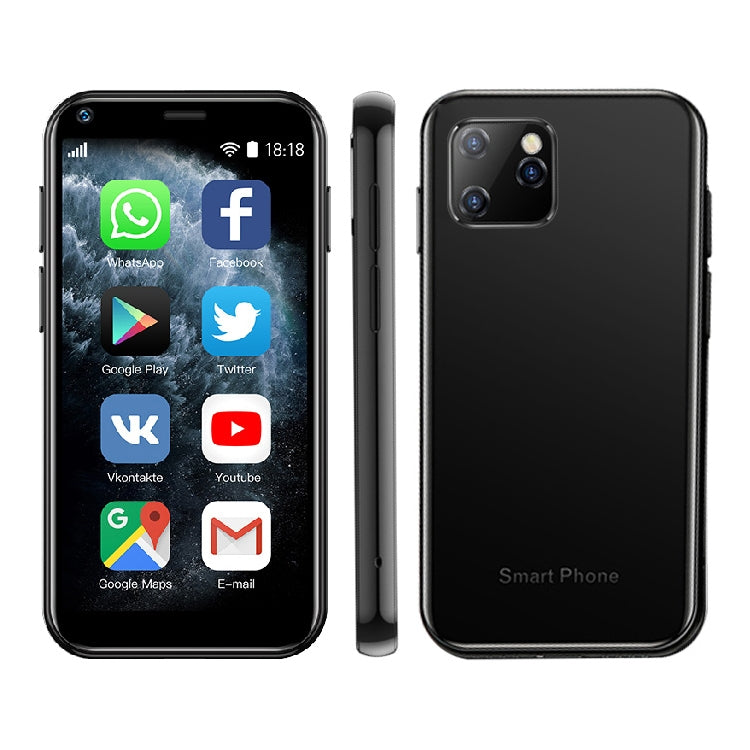 SOYES XS11, 1GB+8GB, 2.5 inch MTK6580 Quad Core up to 1.3GHz, Bluetooth, WiFi, FM, Network: 3G, Dual SIM(Black) - free shipping - PMC TechLife - Order now!