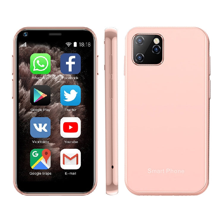 SOYES XS11, 1GB+8GB, 2.5 inch MTK6580 Quad Core up to 1.3GHz, Bluetooth, WiFi, FM, Network: 3G, Dual SIM(Pink) - SOYES by SOYES | Online Shopping South Africa | PMC TechLife