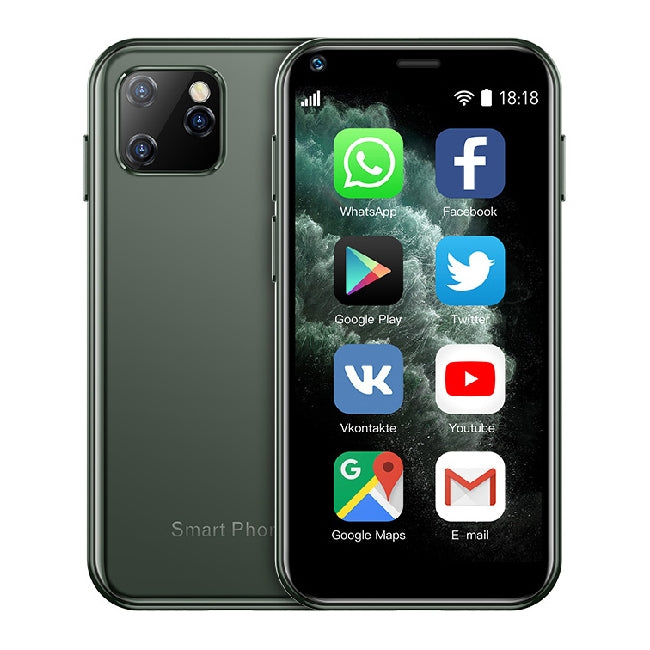 SOYES XS11, 1GB+8GB, 2.5 inch MTK6580 Quad Core up to 1.3GHz, Bluetooth, WiFi, FM, Network: 3G, Dual SIM(Green) - SOYES by SOYES | Online Shopping South Africa | PMC TechLife