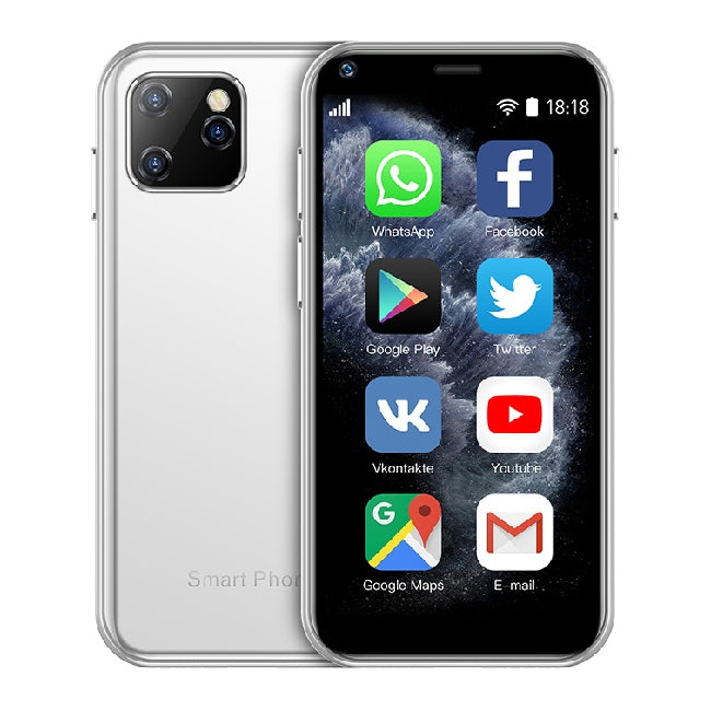 SOYES XS11, 1GB+8GB, 2.5 inch MTK6580 Quad Core up to 1.3GHz, Bluetooth, WiFi, FM, Network: 3G, Dual SIM(White) - SOYES by SOYES | Online Shopping South Africa | PMC TechLife