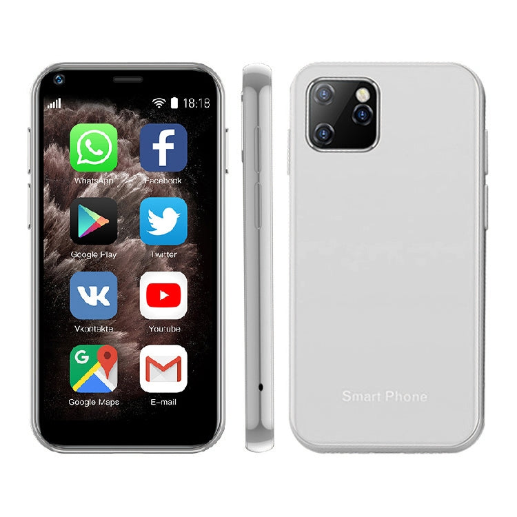 SOYES XS11, 1GB+8GB, 2.5 inch MTK6580 Quad Core up to 1.3GHz, Bluetooth, WiFi, FM, Network: 3G, Dual SIM(White) - SOYES by SOYES | Online Shopping South Africa | PMC TechLife