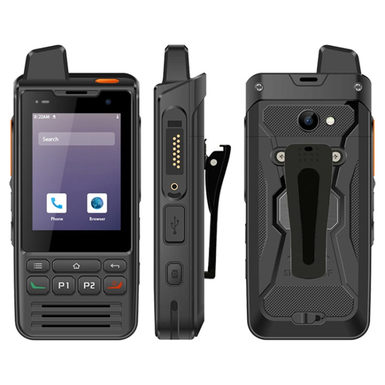 UNIWA F60 Walkie Talkie Rugged Phone, 1GB+8GB, IP68 Water-resistant Dustproof Shockproof, 5300mAh Battery, 2.8 inch Android 9.0 MTK6739 Quad Core up to 1.3GHz, Network: 4G, SOS, OTG, NFC(Black)