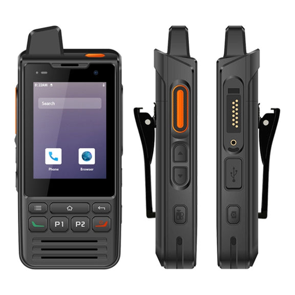 UNIWA F60 Walkie Talkie Rugged Phone, 1GB+8GB, IP68 Water-resistant Dustproof Shockproof, 5300mAh Battery, 2.8 inch Android 9.0 MTK6739 Quad Core up to 1.3GHz, Network: 4G, SOS, OTG, NFC(Black)