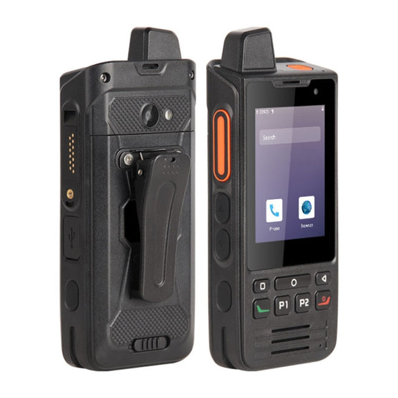 UNIWA F60 Walkie Talkie Rugged Phone, 1GB+8GB, IP68 Water-resistant Dustproof Shockproof, 5300mAh Battery, 2.8 inch Android 9.0 MTK6739 Quad Core up to 1.3GHz, Network: 4G, SOS, OTG, NFC(Black)