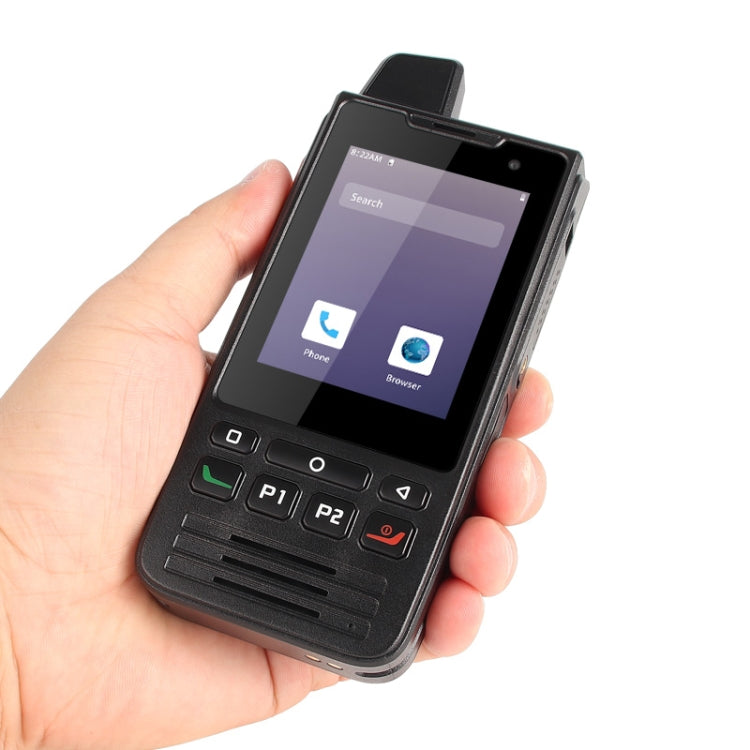 UNIWA F60 Walkie Talkie Rugged Phone, 1GB+8GB, IP68 Water-resistant Dustproof Shockproof, 5300mAh Battery, 2.8 inch Android 9.0 MTK6739 Quad Core up to 1.3GHz, Network: 4G, SOS, OTG, NFC(Black)