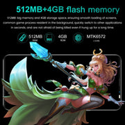P55-Rino4 Pro, 512MB+4GB, 5.45 inch Screen, Face Identification, Android 4.4.2 MTK6572 Dual Core, Network: 3G (Black)