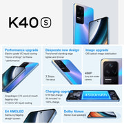 Xiaomi Redmi K40S 5G, 48MP Camera, 12GB+256GB, Triple Back Cameras, 4500mAh Battery, Fingerprint Identification, 6.67 inch MIUI 13 Qualcomm Snapdragon 870 Octa Core up to 3.2GHz, Network: 5G, Dual SIM, NFC, IR (Black)