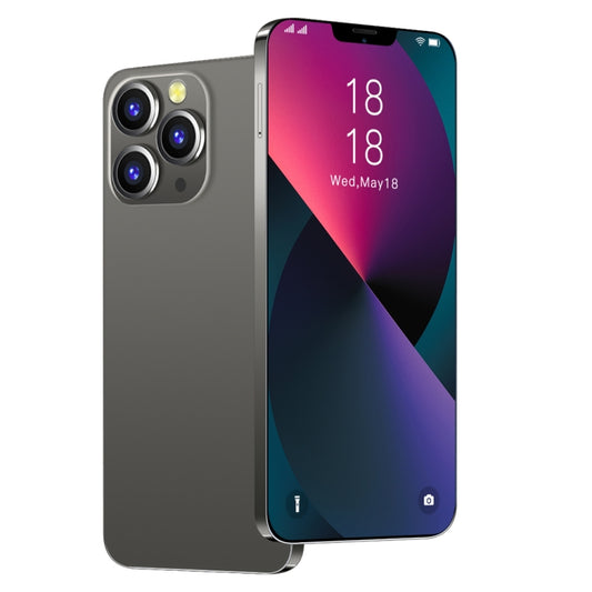 i13 Pro Max N83, 1GB+16GB, 6.1 inch Notch Screen, Face Identification, Android 6.0 Spreadtrum 7731G Quad Core, Network: 3G, Dual SIM(Black) - free shipping - PMC Jewellery - Order now!