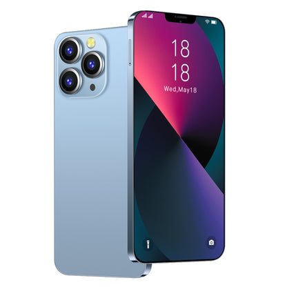 i13 Pro Max N83, 1GB+16GB, 6.1 inch Notch Screen, Face Identification, Android 6.0 Spreadtrum 7731G Quad Core, Network: 3G, Dual SIM(Blue) -  by PMC Jewellery | Online Shopping South Africa | PMC Jewellery | Buy Now Pay Later Mobicred
