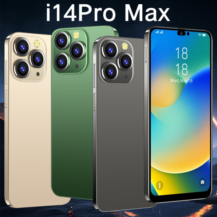 i14 Pro Max N85, 1GB+16GB, 6.3 inch Screen, Face Identification, Android 6.0 Spreadtrum 7731G Quad Core, Network: 3G, Dual SIM(Green) - free shipping - PMC TechLife - Order now!
