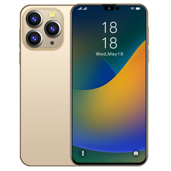 i14 Pro Max N86, 2GB+16GB, 6.3 inch, Face Identification, Android 8.1 MTK6737 Quad Core, Network: 4G(Gold)