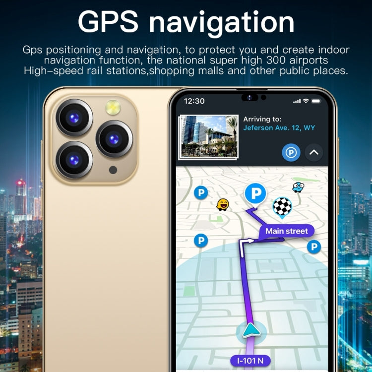 i14 Pro Max N86, 2GB+16GB, 6.3 inch, Face Identification, Android 8.1 MTK6737 Quad Core, Network: 4G(Gold) - free shipping - PMC TechLife - Order now!