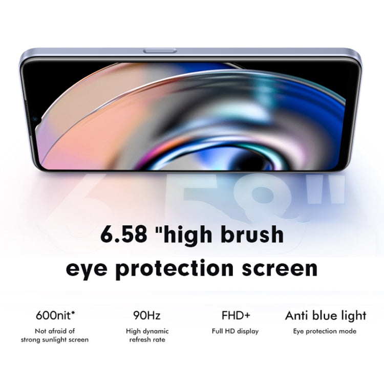 Realme V23 5G, 48MP Camera, 8GB+256GB, Dual Back Cameras, Side Fingerprint Identification, 5000mAh Battery, 6.58 inch Realme UI 3.0 / Android 12 MediaTek Dimensity 810 Octa Core up to 2.4GHz, Network: 5G, Support Google Play(Blue) - free shipping - PMC TechLife - Order now!