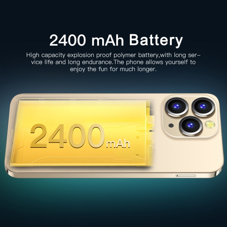 i14 Pro Max N86, 4GB+32GB, 6.3 inch, Face Identification, Android 10 MTK6737 Quad Core, Network: 4G,  with 64GB TF Card (Gold) - free shipping - PMC TechLife - Order now!