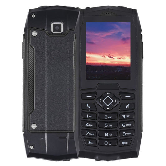 Rugtel R1C Rugged Phone, IP68 Waterproof Dustproof Shockproof, 2.4 inch, MTK6261D, 2000mAh Battery, SOS, FM, Dual SIM(Black) - free shipping - PMC Jewellery - Order now!